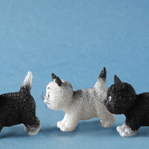 DUB28, 3 Kätzchen Set, die Promenade (La Promenade)